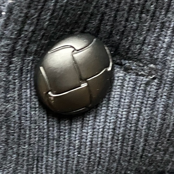 NWOT Tasso Elba Men’s Shawl Collar Sweater Blue - Picture 6 of 8